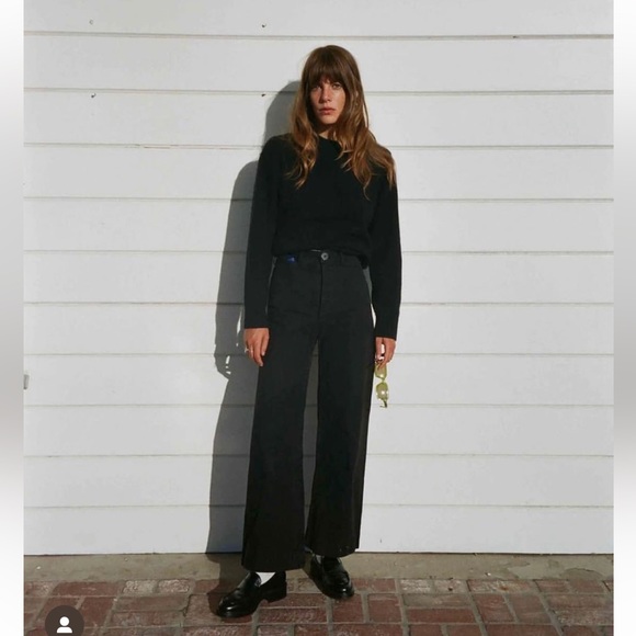 Jesse Kamm Pants - NWT Jesse Kamm Black Sailor Pant